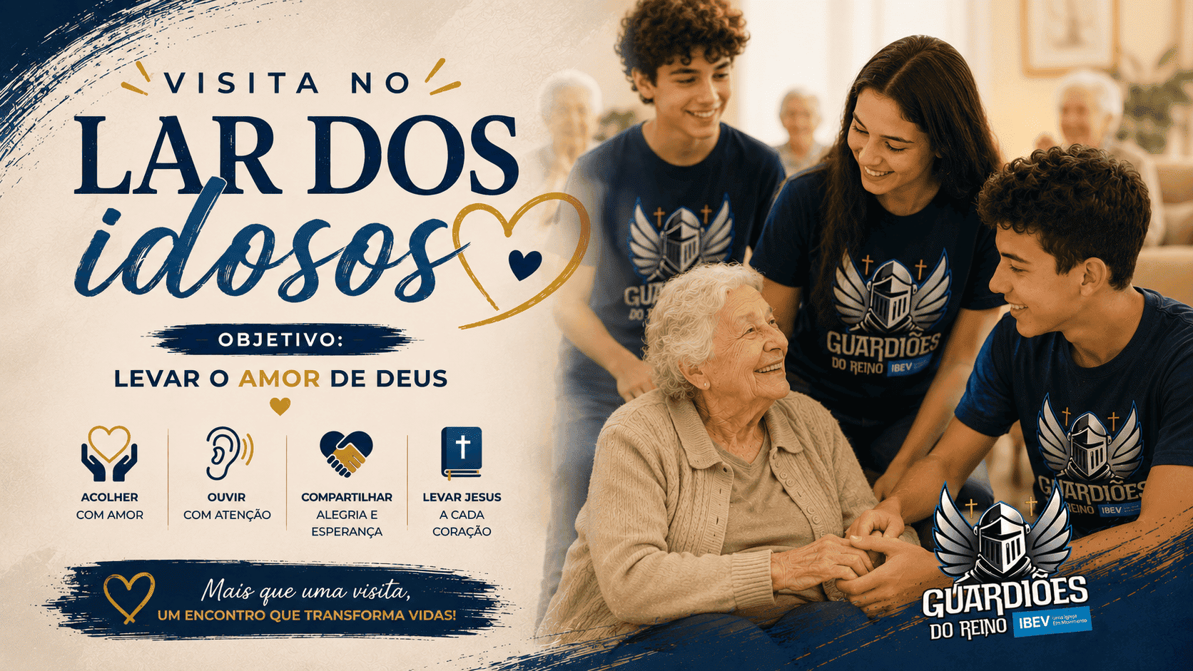 VISITA NO LAR DOS IDOSOS